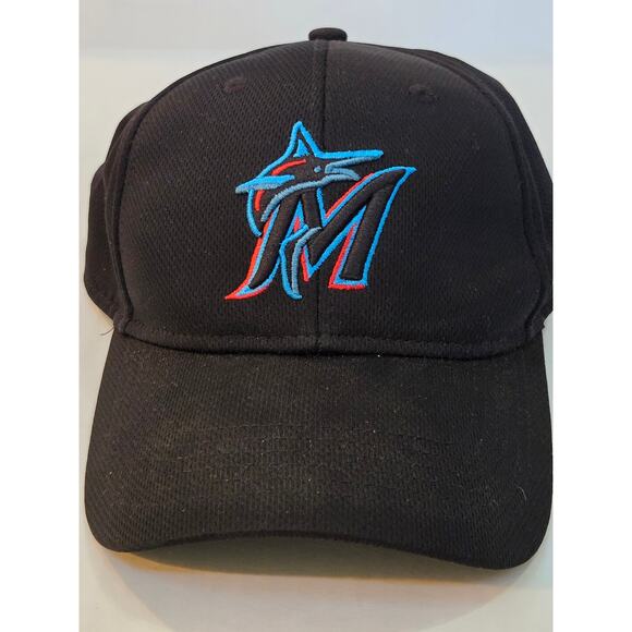 Florida Marlins Hat Youth OC Sports Baseball Cap Hat Black adj. strap - Picture 1 of 4